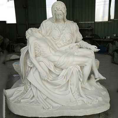 The Pieta famous fiberglass sculpture